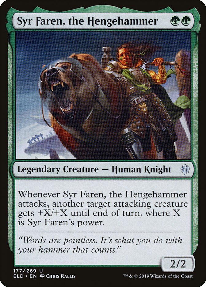 Syr Faren, the Hengehammer 177/269 (Throne of Eldraine)  | Good Games Modbury