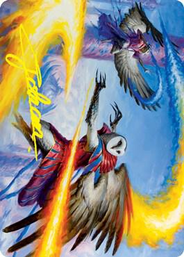 Teach by Example Art Card Gold Stamped Signature 43 (Art Series: Strixhaven)  | Good Games Modbury