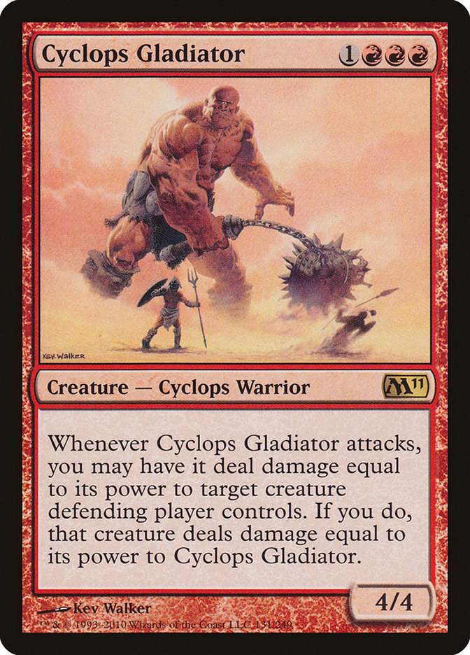 Cyclops Gladiator [Magic 2011] | Good Games Modbury