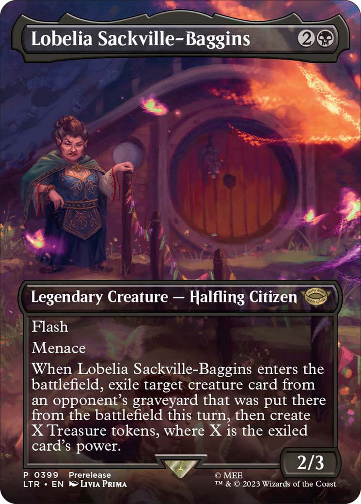 Lobelia Sackville-Baggins (Borderless Alternate Art) [The Lord of the Rings: Tales of Middle-Earth] | Good Games Modbury