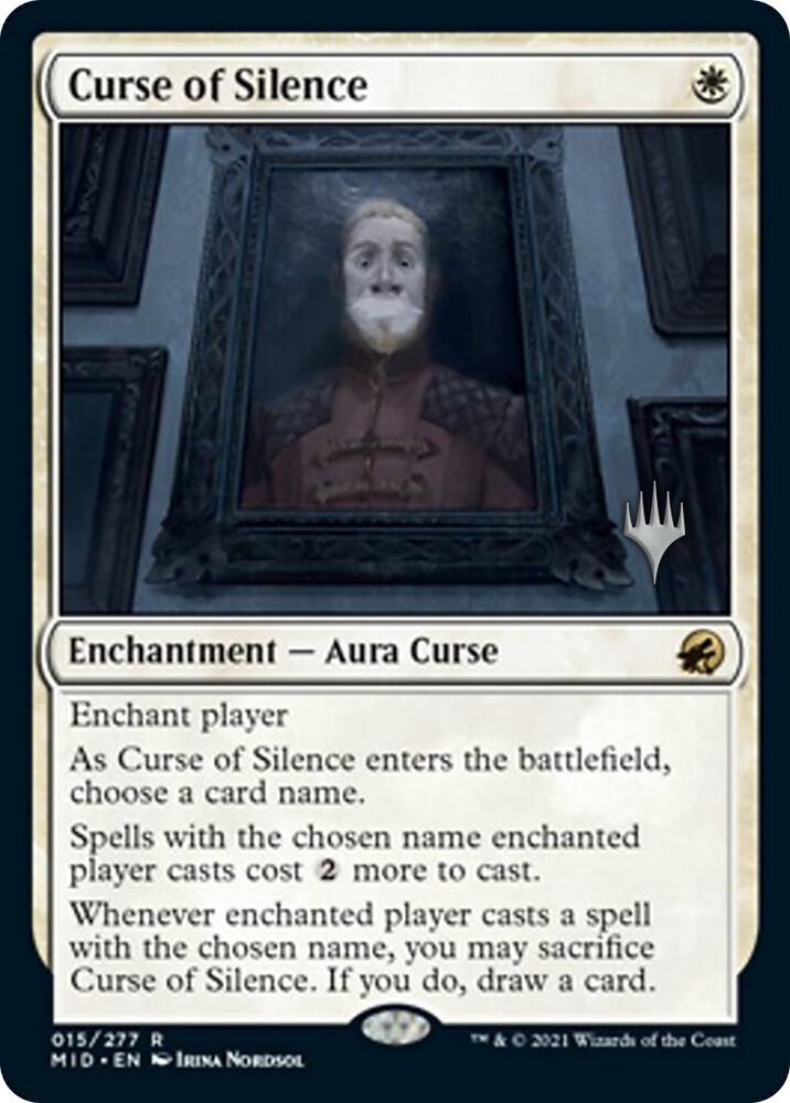 Curse of Silence 15p/171 (Promo Pack: Innistrad: Midnight Hunt)  | Good Games Modbury