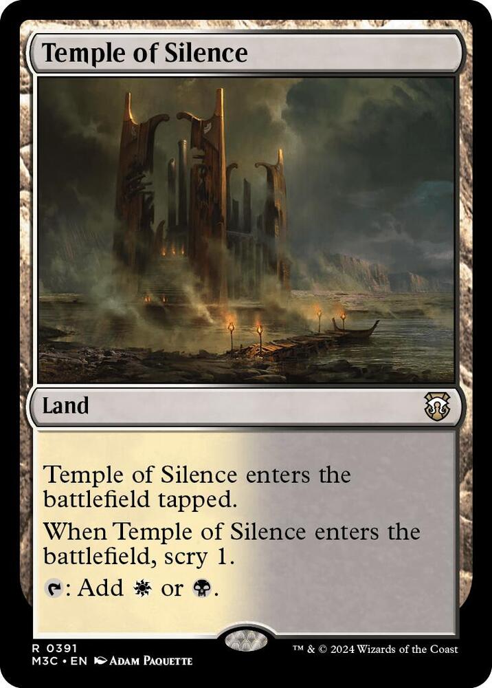 Temple of Silence 391/411 (Commander: Modern Horizons 3)  - Ripple Foil | Good Games Modbury