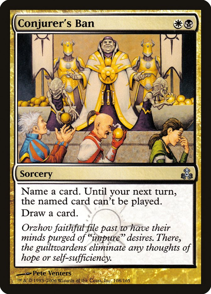 Conjurer's Ban 108/165 (Guildpact)  - Foil | Good Games Modbury