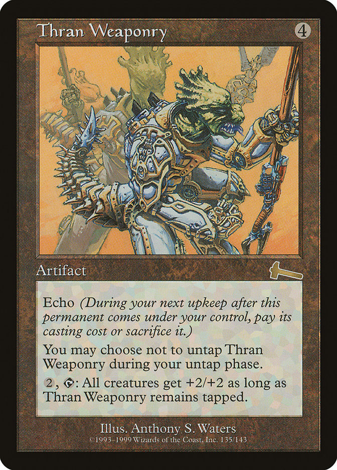 Thran Weaponry 135/143 (Urza's Legacy)  | Good Games Modbury
