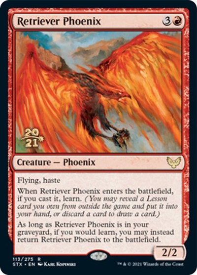 Retriever Phoenix [Strixhaven: School of Mages Prerelease Promos] | Good Games Modbury