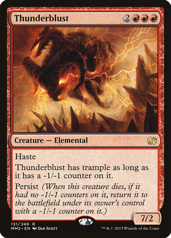 Thunderblust 131/249 (Modern Masters 2015)  - Foil | Good Games Modbury