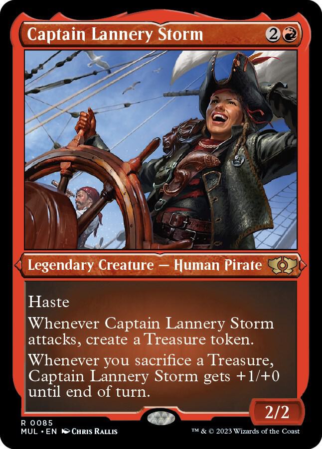 Captain Lannery Storm 85 (March of the Machine: Multiverse Legends)  - Etched Foil | Good Games Modbury