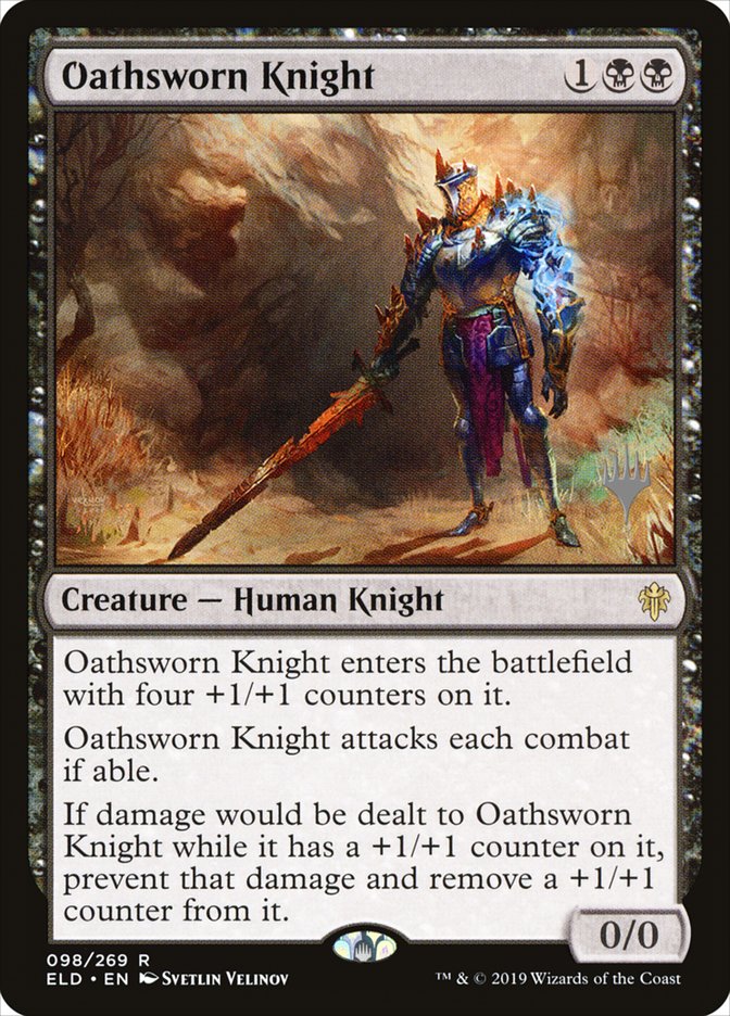 Oathsworn Knight (Promo Pack) [Throne of Eldraine Promos] | Good Games Modbury