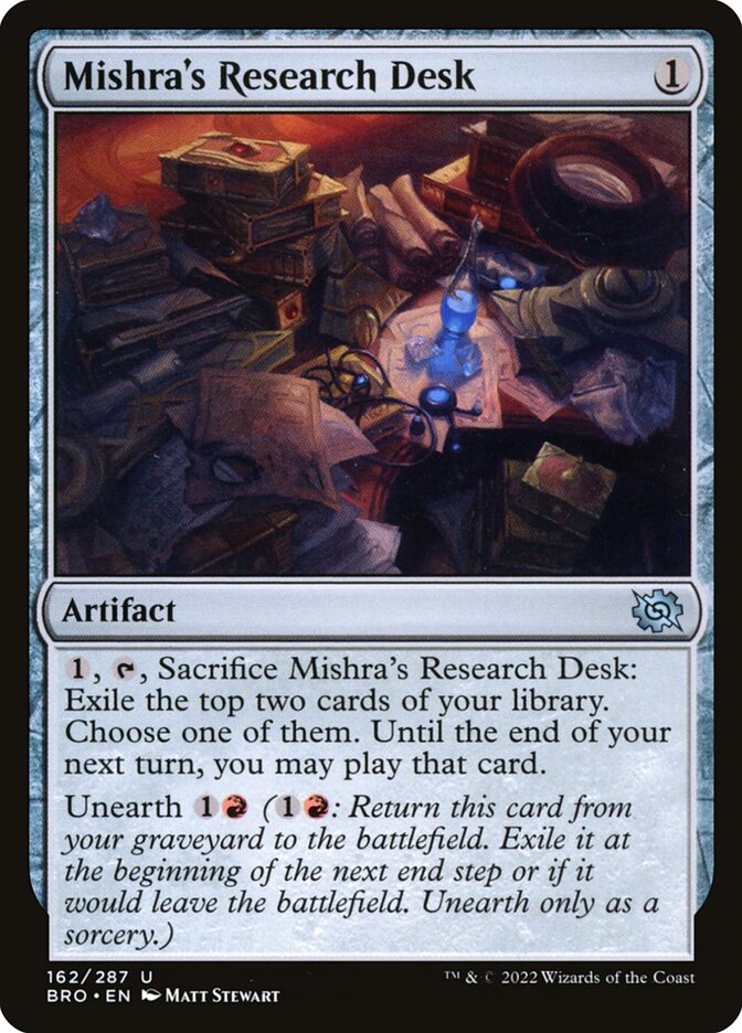 Mishra's Research Desk 162/287 (The Brothers' War)  | Good Games Modbury