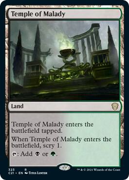 Temple of Malady 323/81 (Commander 2021)  | Good Games Modbury