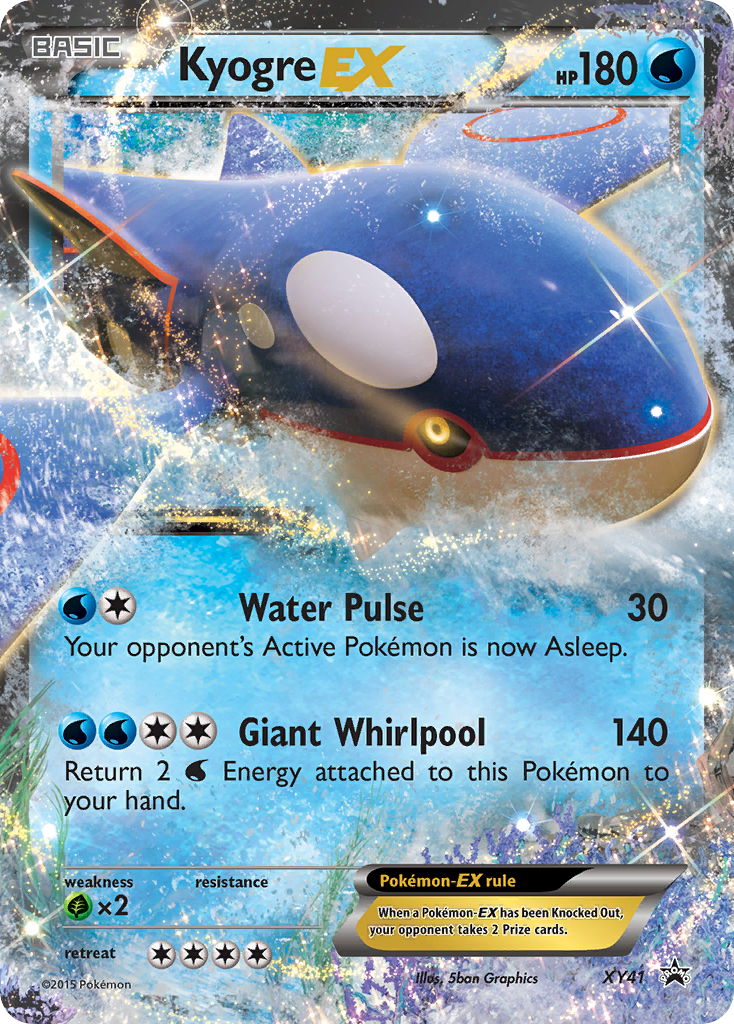 Kyogre EX (XY41) [XY: Black Star Promos] | Good Games Modbury