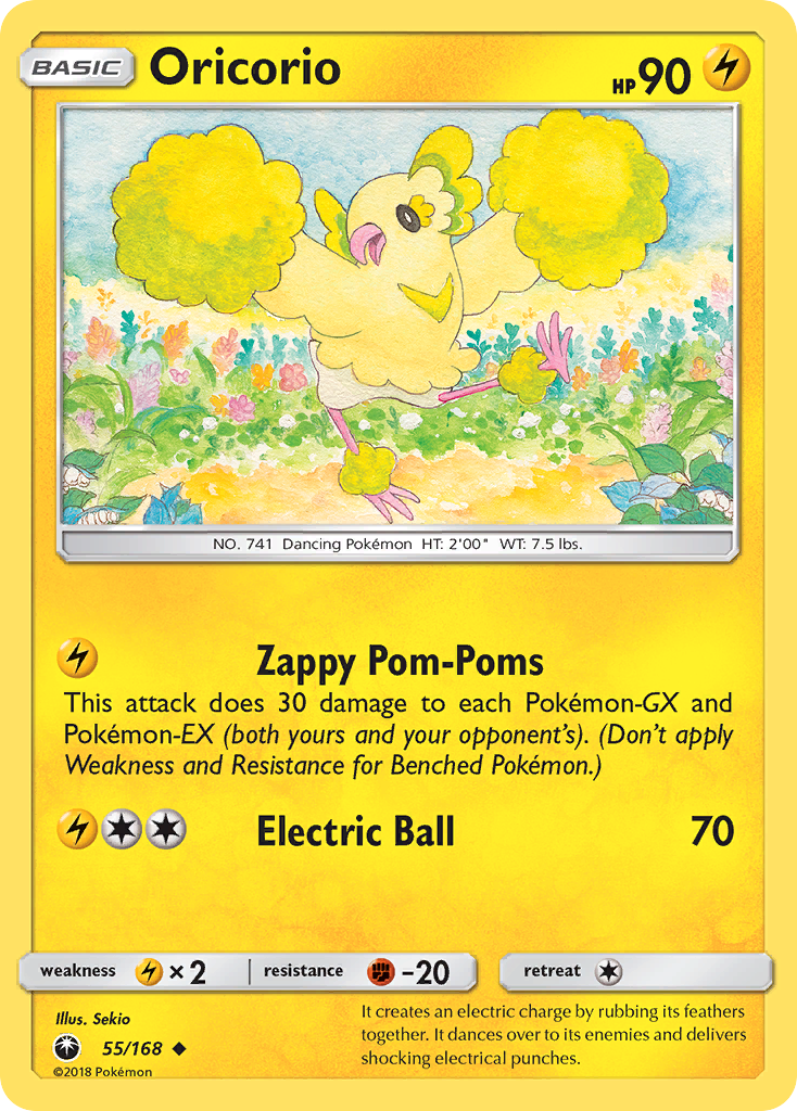 Oricorio (55/168) [Sun & Moon: Celestial Storm] | Good Games Modbury