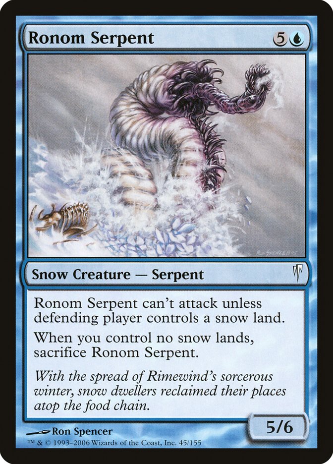 Ronom Serpent 45/155 (Coldsnap)  | Good Games Modbury