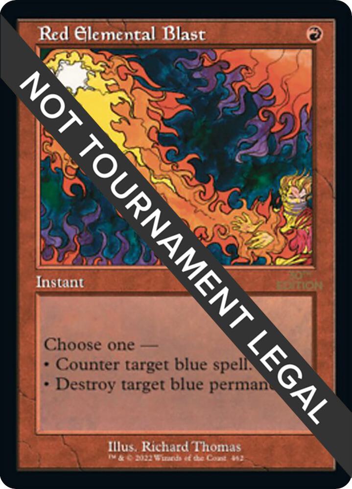 Red Elemental Blast Retro Frame 462/594 (30th Anniversary Edition)  | Good Games Modbury
