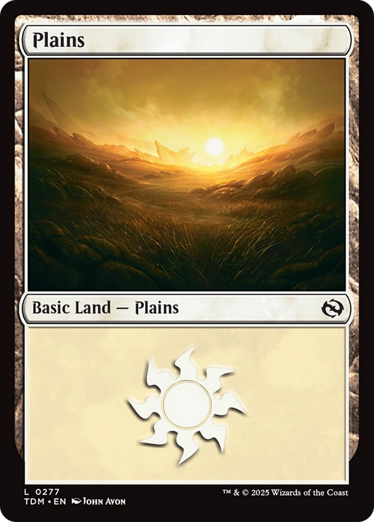 Plains (0277) [Tarkir: Dragonstorm] | Good Games Modbury