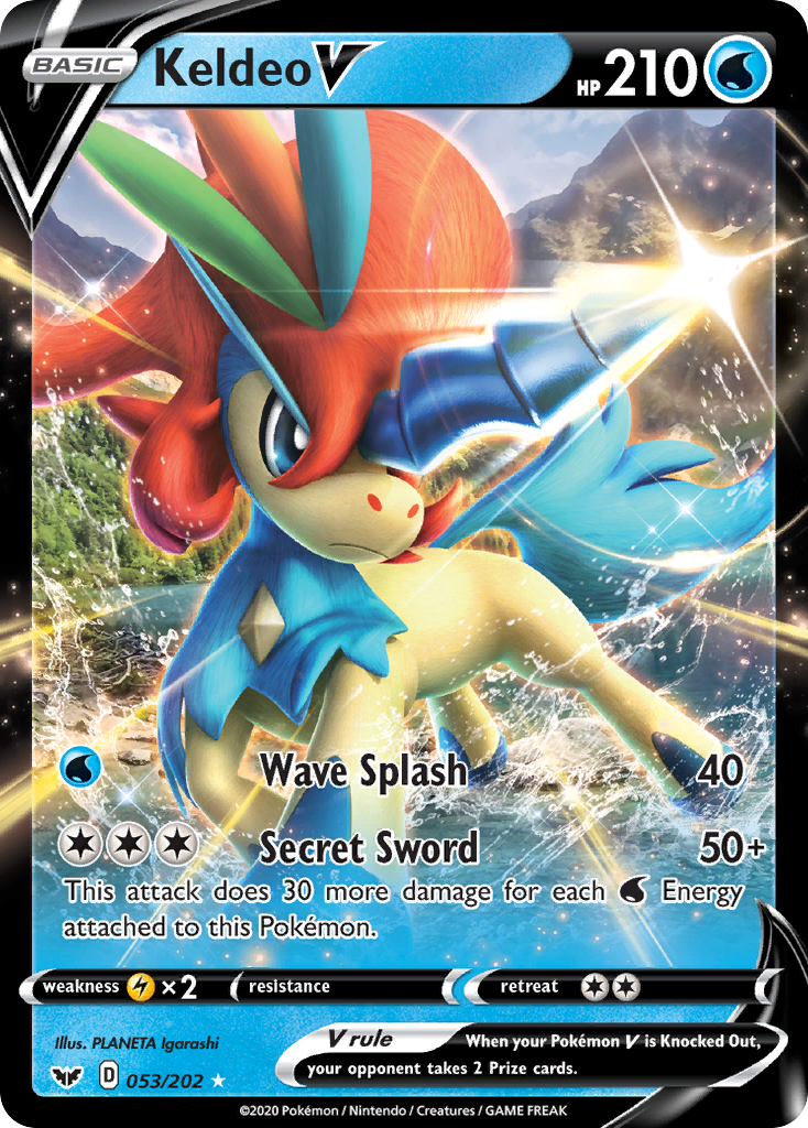 Keldeo V (053/202) [Sword & Shield: Base Set] | Good Games Modbury