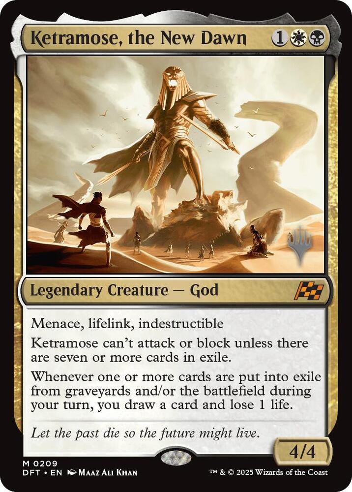 Ketramose the New Dawn 209 (Promo Pack: Aetherdrift)  - Foil | Good Games Modbury