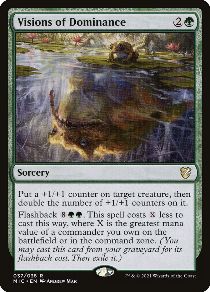 Visions of Dominance 37/38 (Commander: Innistrad: Midnight Hunt)  | Good Games Modbury