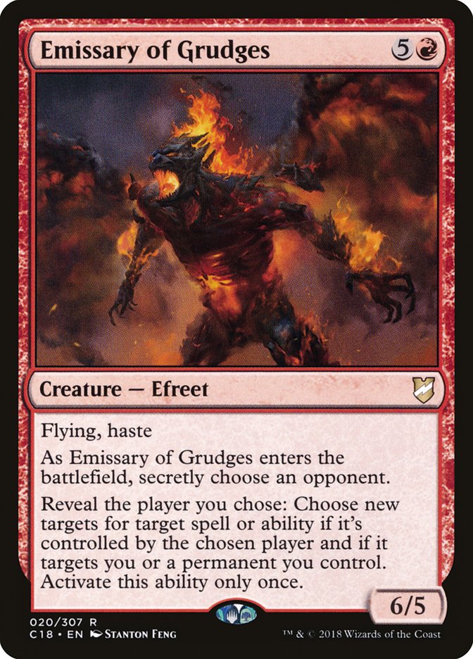 Emissary of Grudges 20/307 (Commander 2018)  | Good Games Modbury