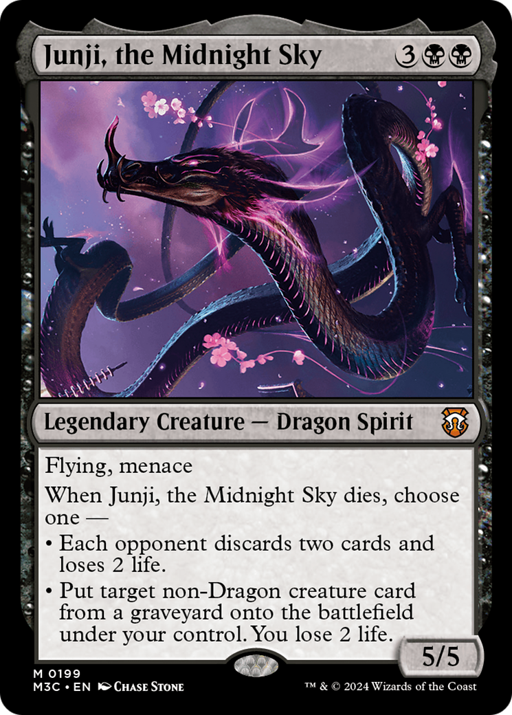 Junji, the Midnight Sky (Ripple Foil) [Modern Horizons 3 Commander] | Good Games Modbury