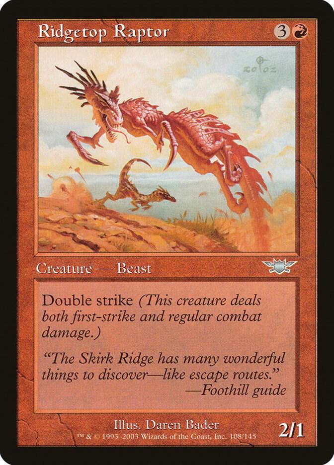 Ridgetop Raptor 108/145 (Legions)  - Foil | Good Games Modbury
