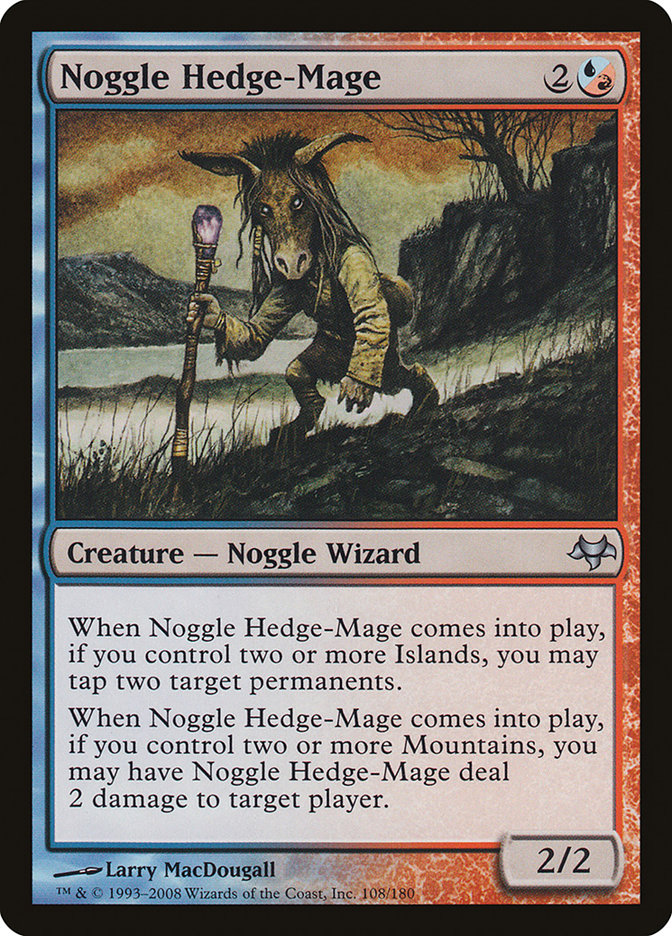 Noggle Hedge-Mage 108/180 (Eventide)  - Foil | Good Games Modbury