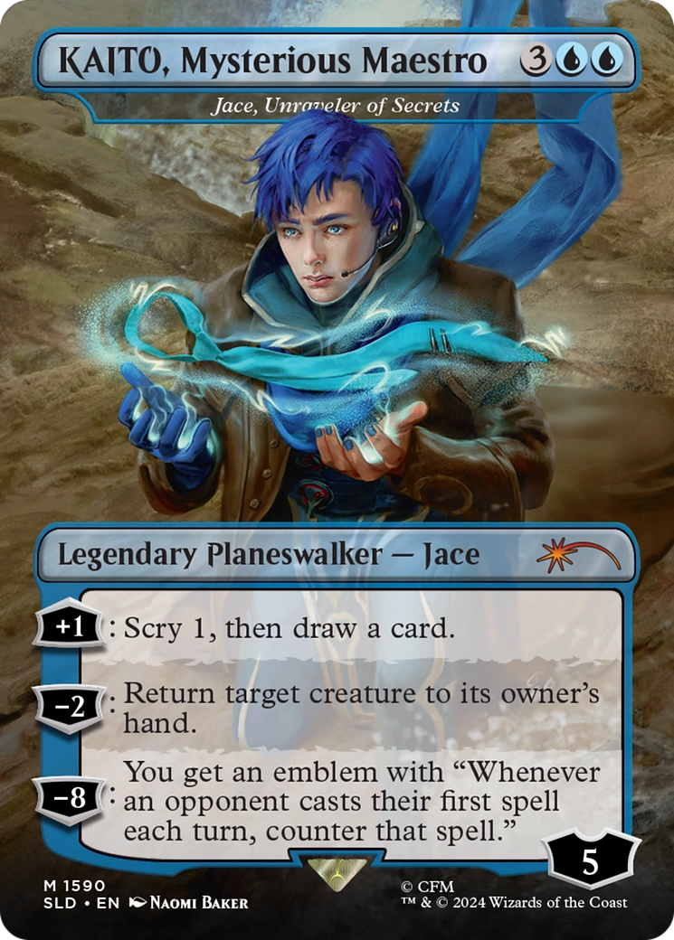 KAITO, Mysterious Maestro - Jace, Unraveler of Secrets [Secret Lair Drop Series] | Good Games Modbury