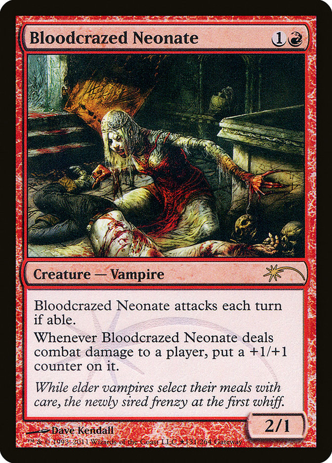 Bloodcrazed Neonate [Wizards Play Network 2011] | Good Games Modbury