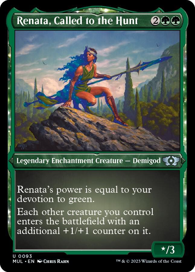 Renata, Called to the Hunt 93 (March of the Machine: Multiverse Legends)  - Etched Foil | Good Games Modbury