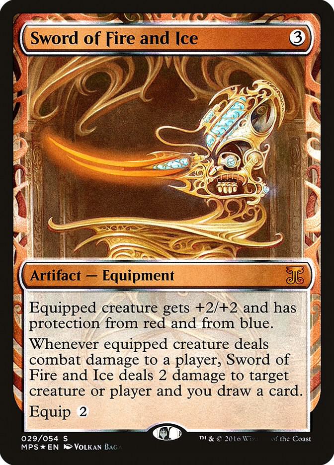 Sword of Fire and Ice 29/54 (Masterpiece Series: Kaladesh Inventions)  - Foil | Good Games Modbury