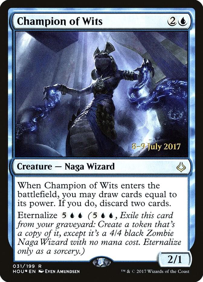 Champion of Wits 31s/62 (Prerelease Cards)  - Foil | Good Games Modbury