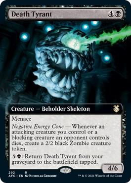 Death Tyrant Extended Art 292/62 (Commander: Adventures in the Forgotten Realms)  | Good Games Modbury