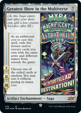 Greatest Show in the Multiverse Galaxy Foil 475/244 (Unfinity)  - Foil | Good Games Modbury