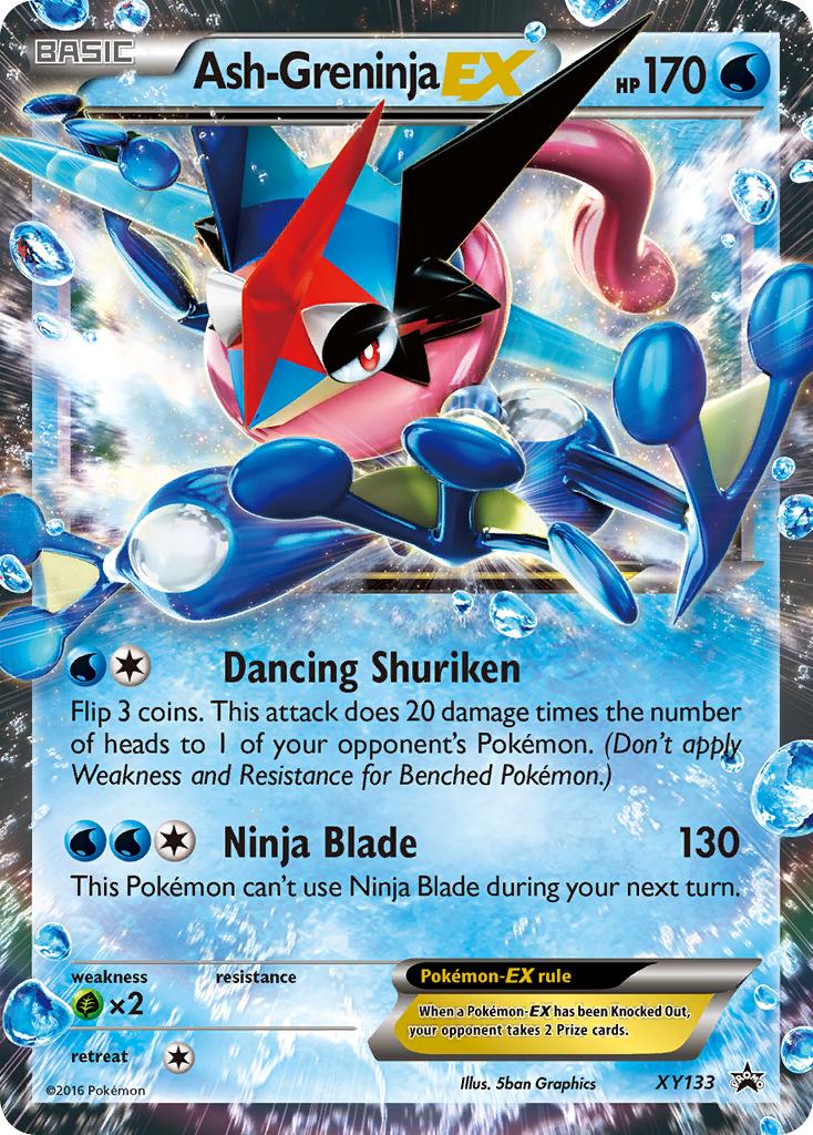 Ash-Greninja EX (XY133) [XY: Black Star Promos] | Good Games Modbury