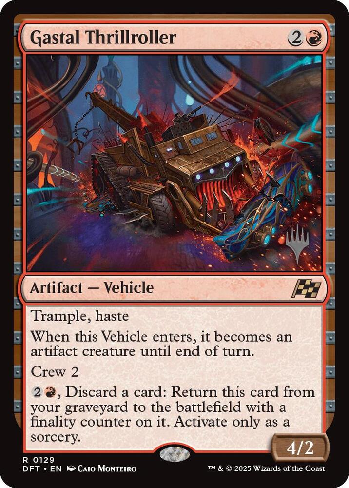 Gastal Thrillroller 129 (Promo Pack: Aetherdrift)  - Foil | Good Games Modbury