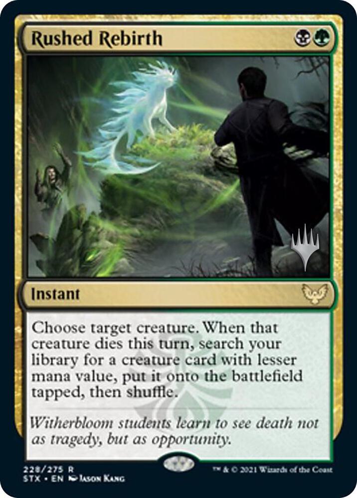Rushed Rebirth 228p/180 (Promo Pack: Strixhaven)  - Foil | Good Games Modbury