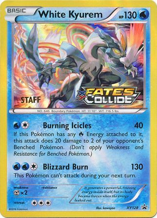 White Kyurem (XY128) (Staff) [XY: Black Star Promos] | Good Games Modbury