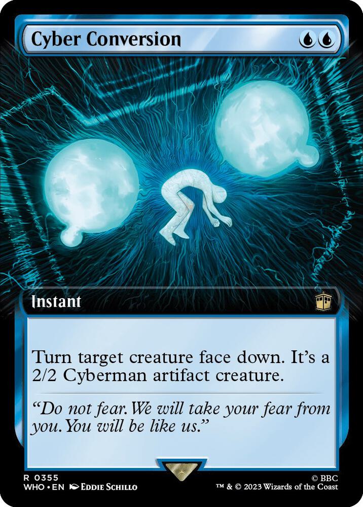 Cyber Conversion 355/331 (Universes Beyond: Doctor Who)  - Extended Art Foil | Good Games Modbury