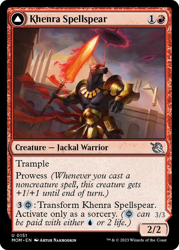 Khenra Spellspear // Gitaxian Spellstalker [March of the Machine] | Good Games Modbury