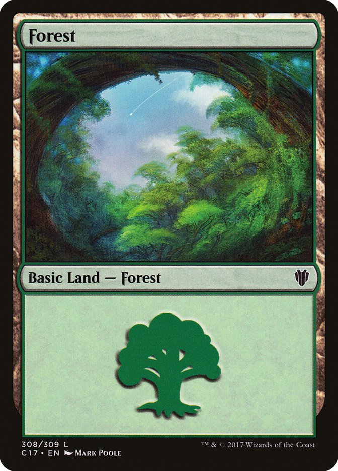 Forest (308) [Commander 2017] | Good Games Modbury