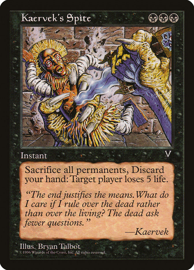 Kaervek's Spite 63/167 (Visions)  | Good Games Modbury