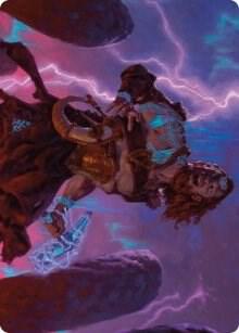 Toralf God of Fury Art Card 39 (Art Series: Kaldheim)  | Good Games Modbury
