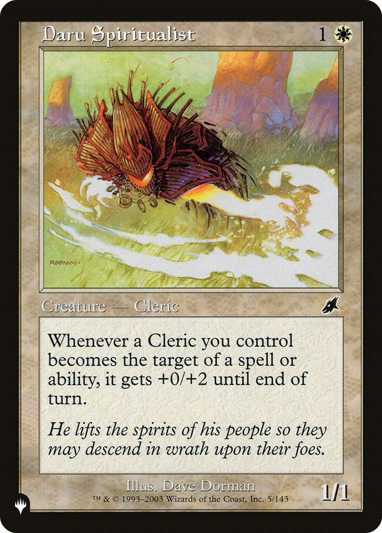 Daru Spiritualist [The List Reprints] | Good Games Modbury