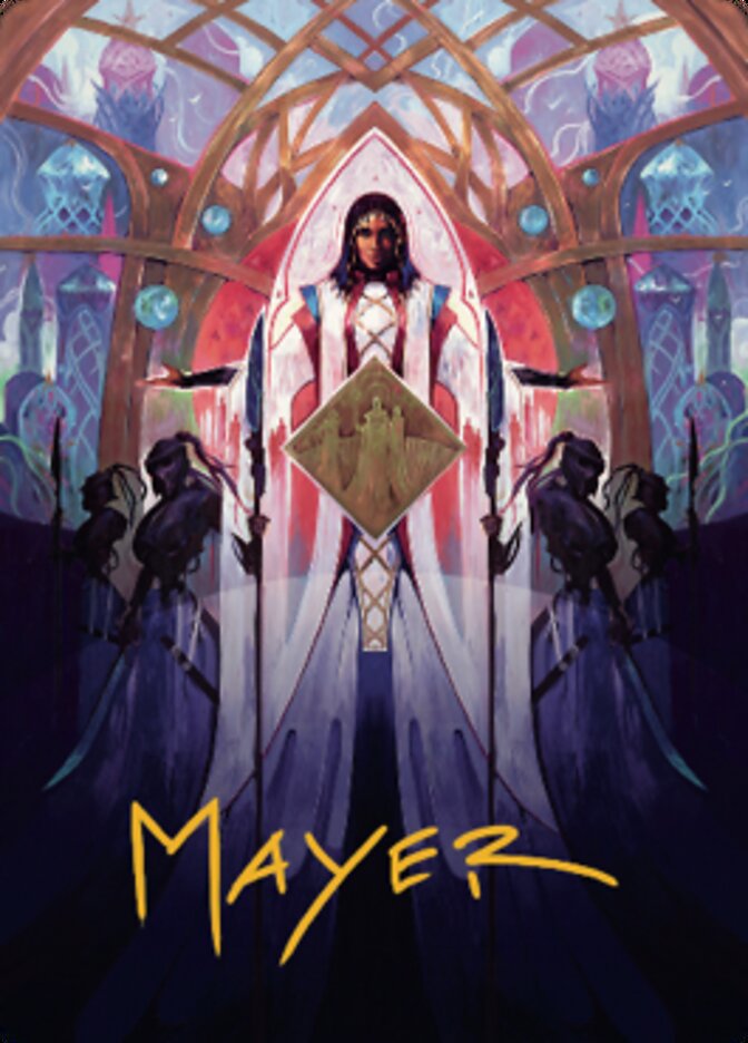 Kayla's Command Art Card (Gold-Stamped Signature) [The Brothers' War Art Series] | Good Games Modbury