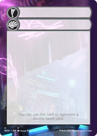 Helper Card (6/9) [Kamigawa: Neon Dynasty Tokens] | Good Games Modbury