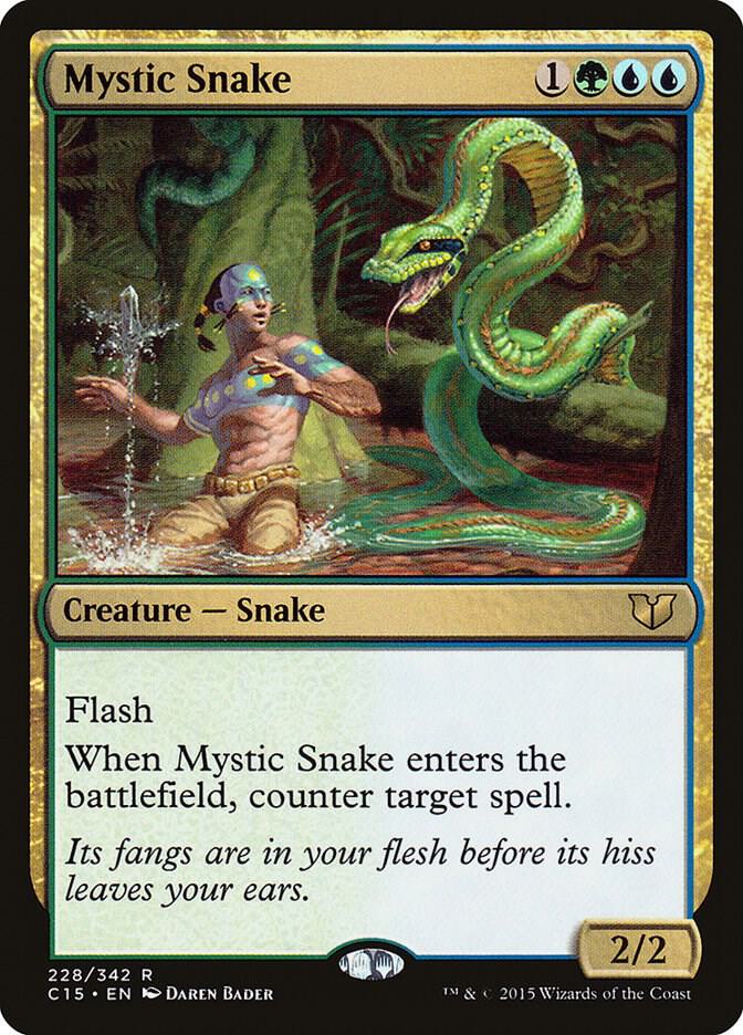 Mystic Snake 228/342 (Commander 2015)  | Good Games Modbury