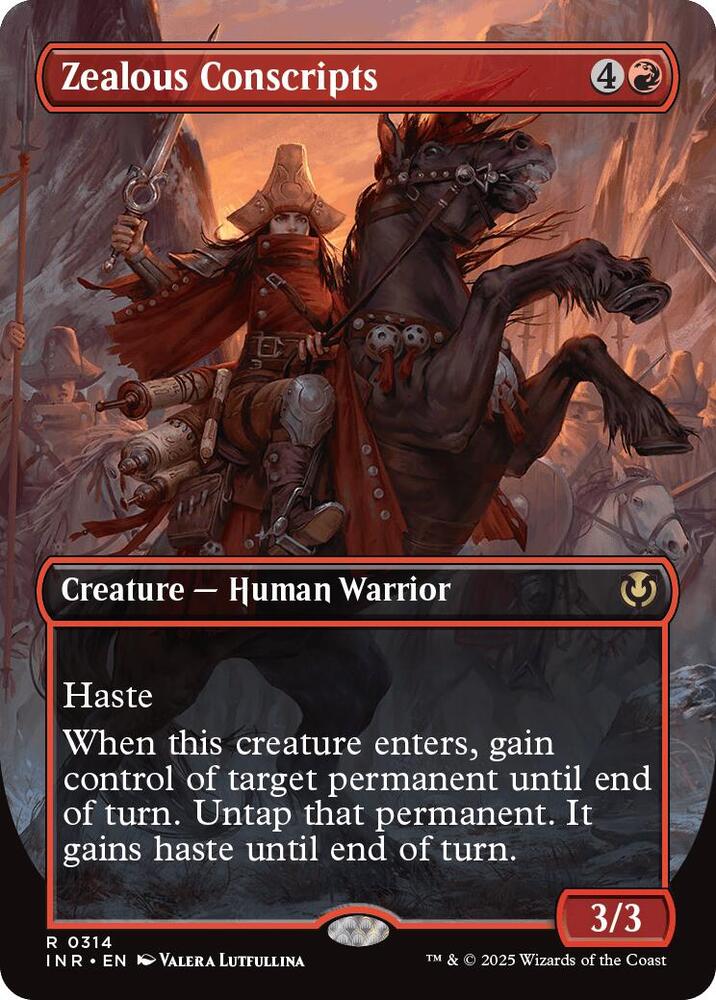Zealous Conscripts 314/287 (Innistrad Remastered)  - Borderless | Good Games Modbury