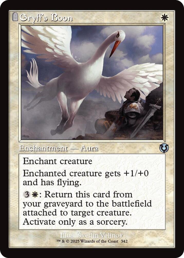 Gryffs Boon 342/287 (Innistrad Remastered)  - Retro Foil | Good Games Modbury