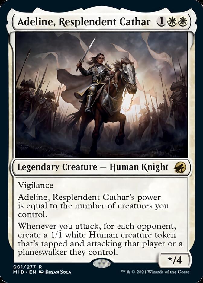 Adeline, Resplendent Cathar [Innistrad: Midnight Hunt] | Good Games Modbury