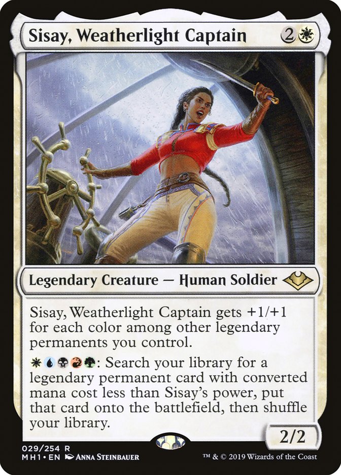 Sisay, Weatherlight Captain [Modern Horizons] | Good Games Modbury